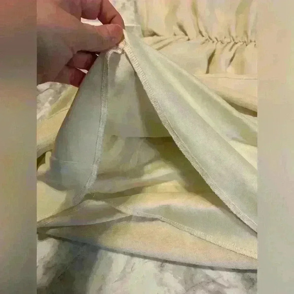 Sage Brand Ivory Sleeveless Embroidered Neckline Boho Dress Size Medium - Picture 4 of 4